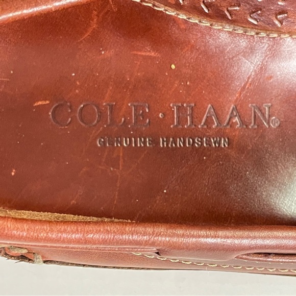 COLE HAAN Leather Brown 11.5 M Men’s Loafers Loafers With Leather Sole. - Picture 3 of 9